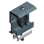 Fotovoltage - verbindings- en bevestigingselementen Van der Valk End clamp (Black)